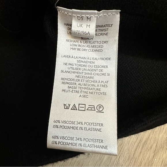 NWT We The Free Black Double-Breasted Cropped Knit Blazer - Picture 8 of 10